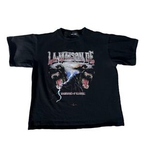 Homme+Femme Madison Dog Tee Black Size Medium